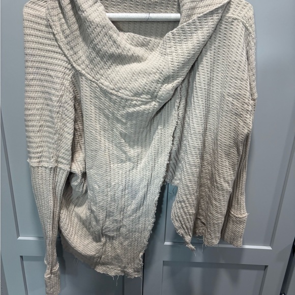 Free People Cream Cowl Neck Sweater - Picture 6 of 6